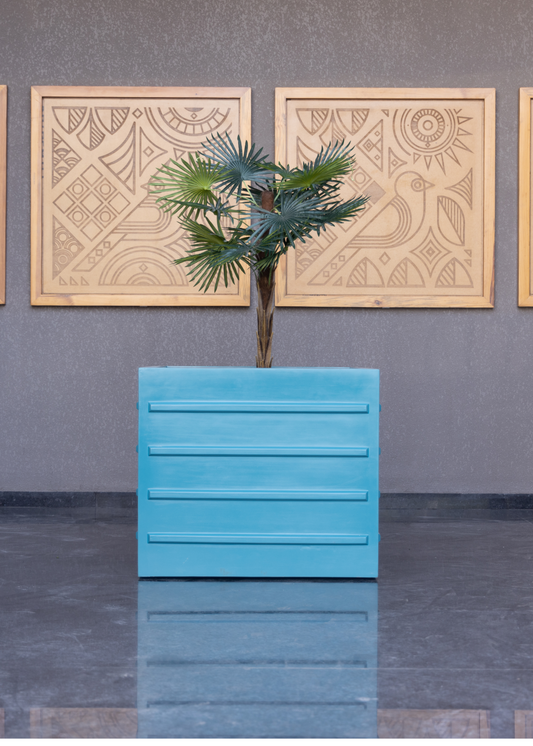 Sku-29 FRP Planter – Modern Rectangular Designer Pot for Indoor & Outdoor Spaces